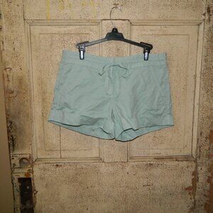 J. Crew Tie Front Linen Blend Cuff Shorts Womens Size 8 (N-26)